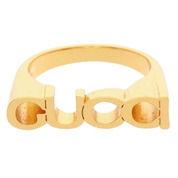Gucci Jewelry - Gucci 773855 Logo Ring Men's M 15.5